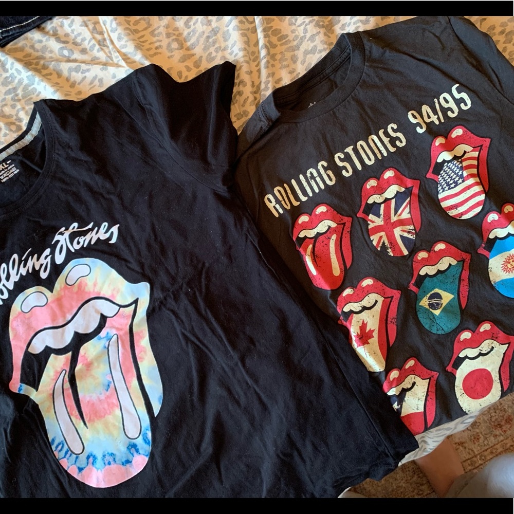 Set of Rolling Stones T shirts